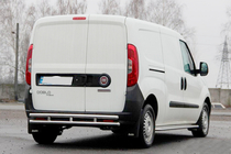 Fiat Doblo II 2010-2022 Heckbügel AK002/1-Doppelt (Edelstahl) Foto 3