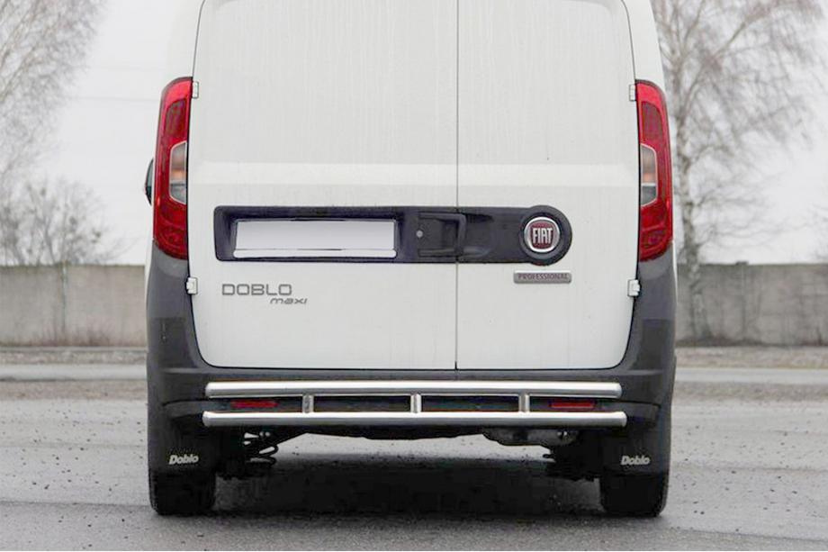 Fiat Doblo II 2010-2022 Heckbügel AK002/1-Doppelt (Edelstahl) Image