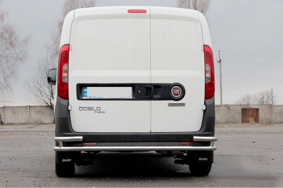 Fiat Doblo II 2010-2022 Heckbügel AK005/2-Doppelt (Edelstahl) Foto 4