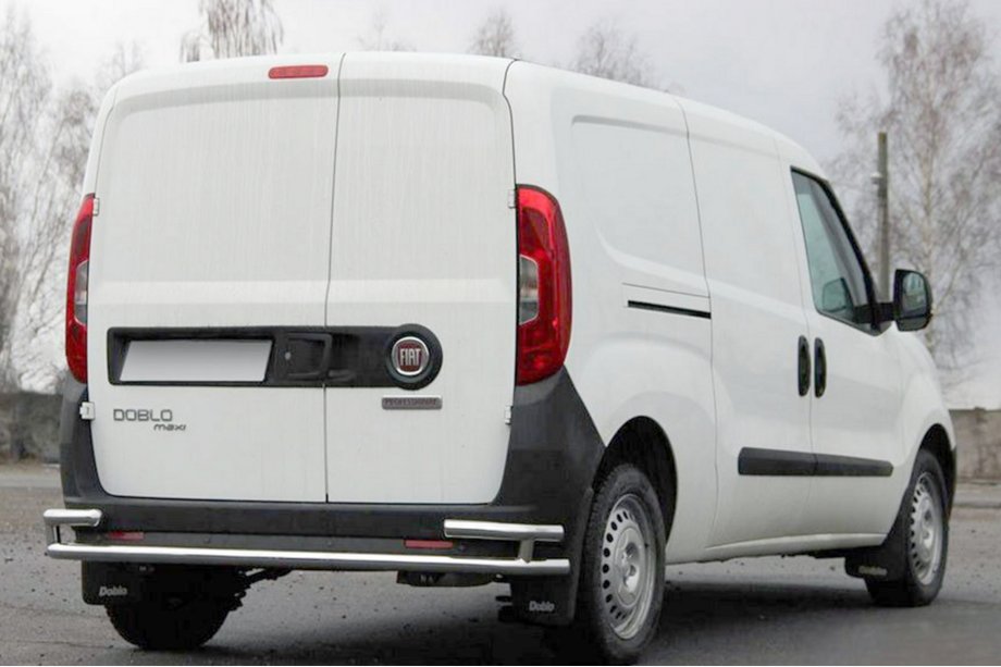 Fiat Doblo II 2010-2022 Heckbügel AK005/2-Doppelt (Edelstahl) Foto 5
