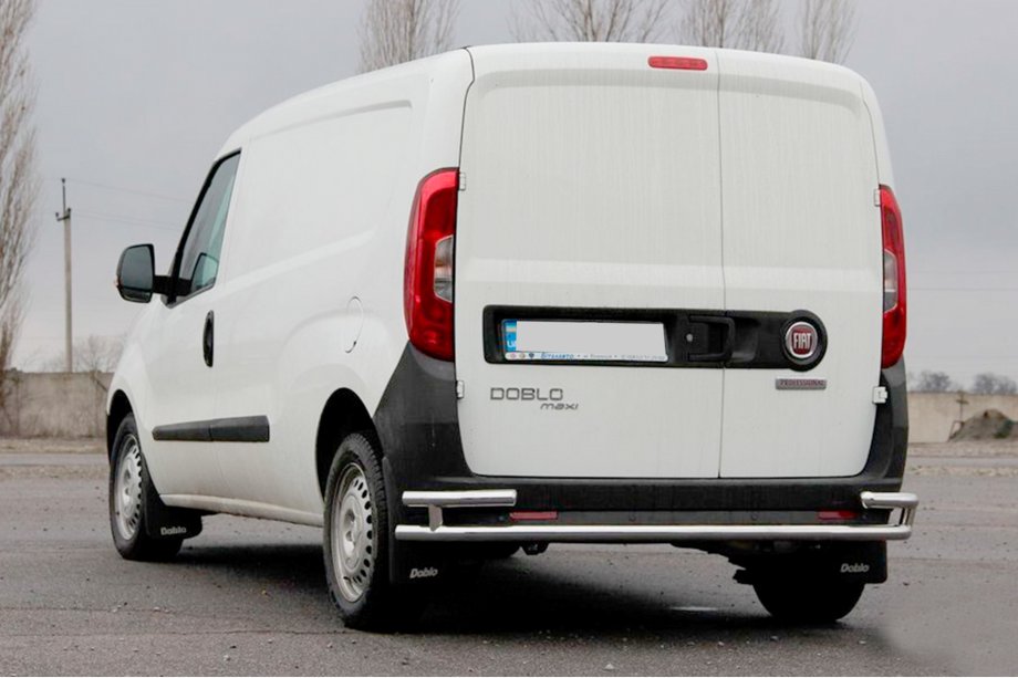 Fiat Doblo II 2010-2022 Heckbügel AK005/2-Doppelt (Edelstahl) Foto 6