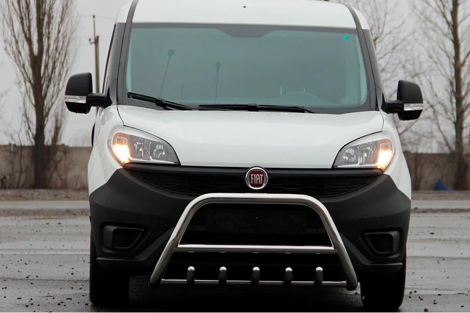 Fiat Doblo II 2010-2022 Frontbügel WT003 (Edelstahl) 60 mm Foto 4
