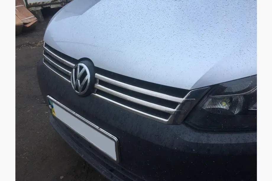 Volkswagen Caddy 2010-2015 Chrom Kühlergrill Blenden (2 Stk, Edelstahl) OmsaLine - Italienischer Edelstahl Foto 7