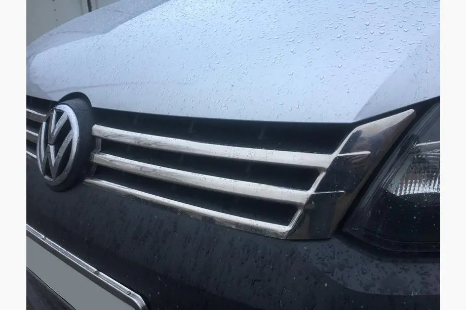 Volkswagen Caddy 2010-2015 Chrom Kühlergrill Blenden (2 Stk, Edelstahl) OmsaLine - Italienischer Edelstahl Foto 8