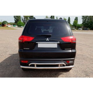 Heckschutz AK002-2 (2 Stk, Edelstahl) Mitsubishi Pajero Sport 2008-2015 Foto 2