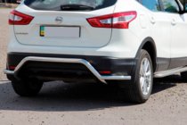Nissan Qashqai 2014-2021 Heckbügel AK007-Plus (Edelstahl) Foto 1