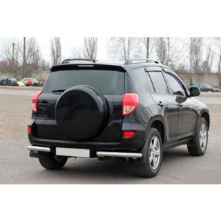 Hintere Eckschutzrohre AK003 (2 Stk., Edelstahl) Toyota Rav 4 2006-2013 Foto 3