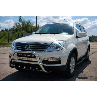 Frontbügel WT004 Edelstahl SsangYong Rexton I 2001-2017 Foto 1