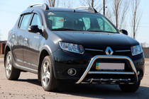 Renault Sandero 2013-2022 Frontbügel WT003 (Edelstahl) Foto 3