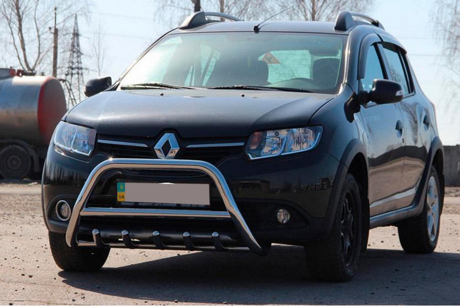 Renault Sandero 2013-2022 Frontbügel WT003 (Edelstahl) Image