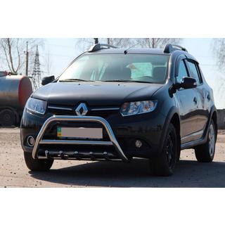 Frontbügel WT003 (Edelstahl) Dacia Sandero 2013-2020 Foto 1