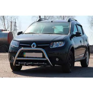Frontbügel WT003 (Edelstahl) Dacia Sandero 2013-2020 Foto 1