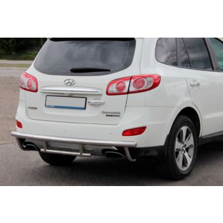 Heckschutzbügel AK002-2 (Edelstahl) Hyundai Santa Fe 2 2006-2012 Foto 4