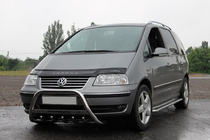Volkswagen Sharan 1995-2010 Frontbügel WT004 Edelstahl 60 mm Foto 1