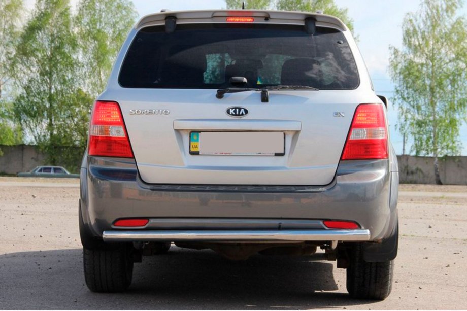 Kia Sorento I BL 2002-2009 Heckbügel AK002 (Edelstahl) Foto 1