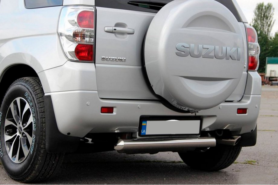 Suzuki Grand Vitara 2005-2017 Heckschutz AK002 (Edelstahl) Foto 2