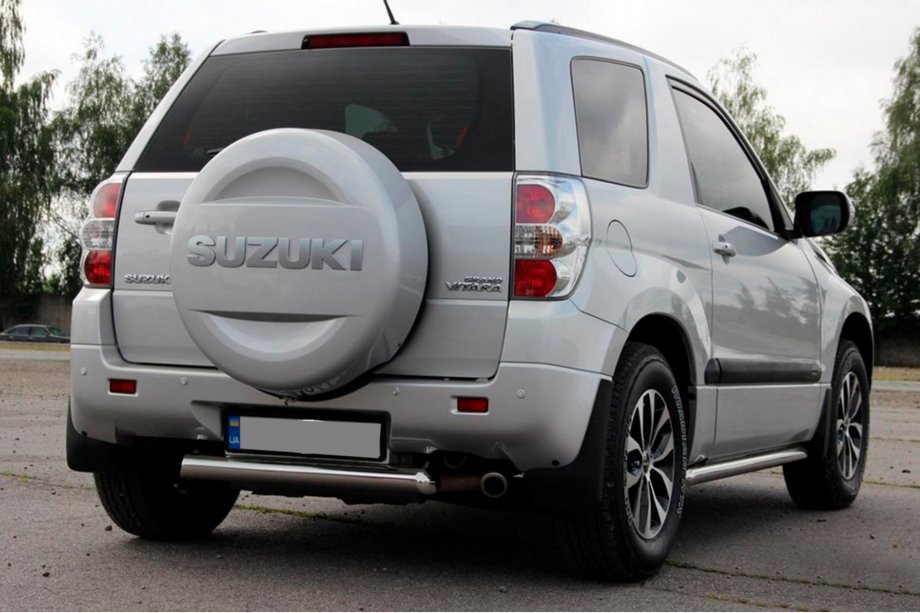 Suzuki Grand Vitara 2005-2017 Heckschutz AK002 (Edelstahl) Foto 4