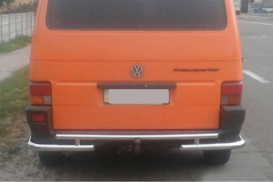 Volkswagen T4 Transporter 1990-2003 Heckbügel AK003-2 (Edelstahl) Image