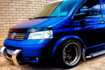 Volkswagen T5 Transporter 2003-2010 Frontbügel ST006-04 Nieren (Edelstahl) Foto 5