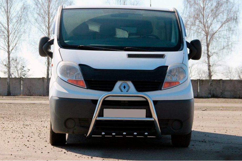 Opel Vivaro 2001–2015 Frontbügel QT-Spec (Edelstahl) Foto 1