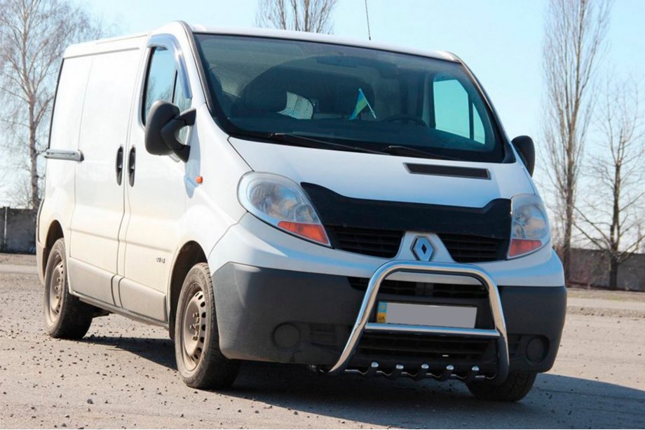 Opel Vivaro 2001–2015 Frontbügel QT-Spec (Edelstahl) Foto 2