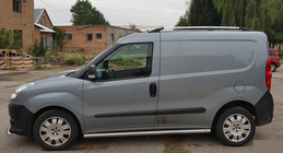 Fiat Doblo II 2010-2022 Seitliche Rohre (2 Stk., Edelstahl) 60mm, Maxi Radstand Foto 3