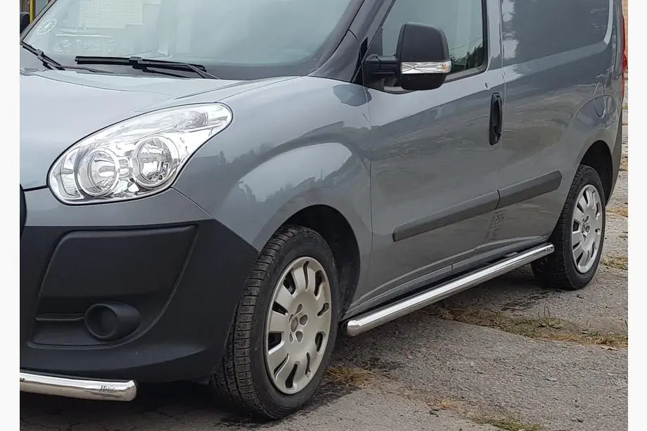 Fiat Doblo II 2010-2022 Seitliche Rohre (2 Stk., Edelstahl) Image