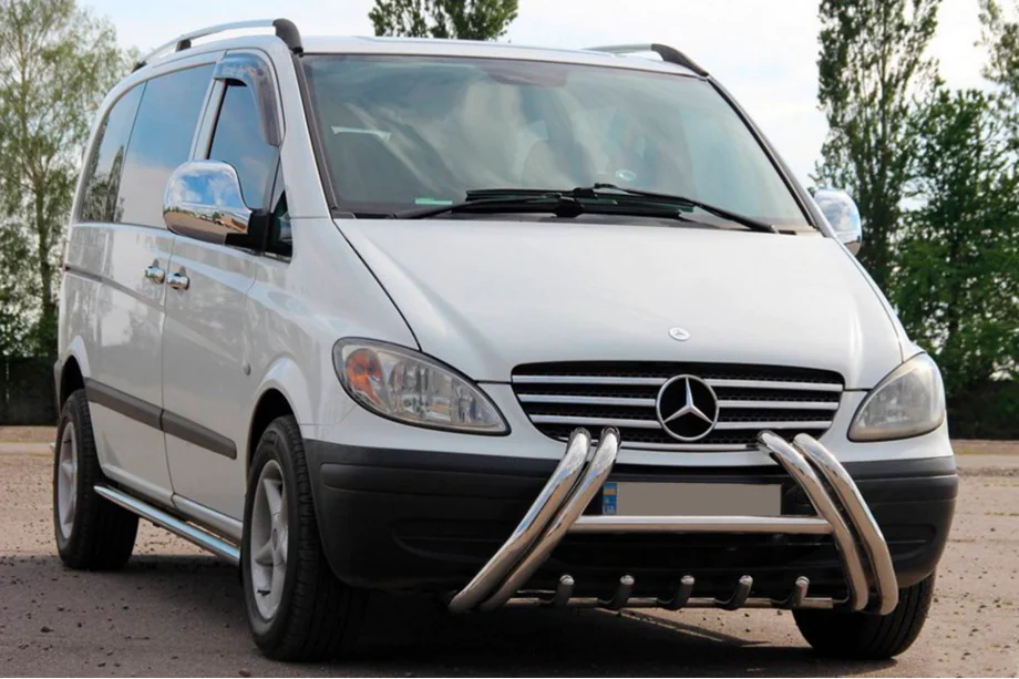 Mercedes Vito W639 2004-2014 Kelebek WT011 Edelstahl-Frontbügel (Bullbar) Image
