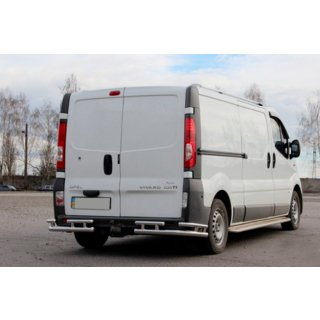 Heckschutz AK003-Plus-2 (Edelstahl) Opel Vivaro 2001–2015 Foto 1