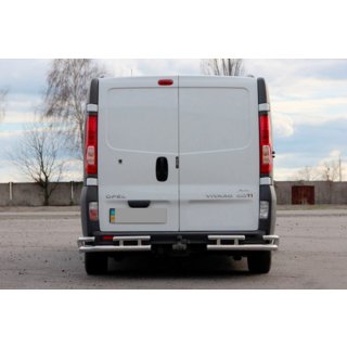 Heckschutz AK003-Plus-2 (Edelstahl) Opel Vivaro 2001–2015 Foto 2