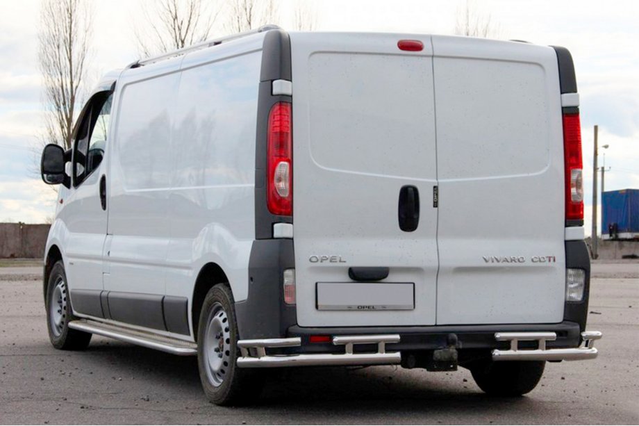 Nissan Primastar 2002-2014 Heckschutz AK003-Plus-2 (Edelstahl) Foto 2