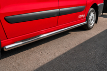 Fiat Scudo 2007-2015 Seitliche Rohre BB002 (2 Stk., Edelstahl) 60 mm, kurzer Radstand Foto 5