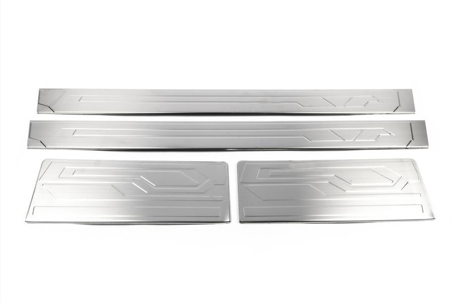 Ford Custom 2013-2022 Einstiegsleisten Edelstahl OmsaLine Foto 5