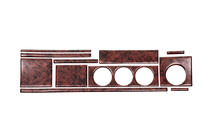 Audi 80/90 1987-1996 Dekorative Armaturenbrett Abdeckung Aluminium Foto 1