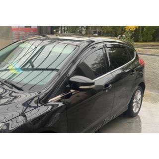Fensterunterkante Zierleisten Edelstahl (8 Stk) Ford Focus III 2011-2017 Foto 2