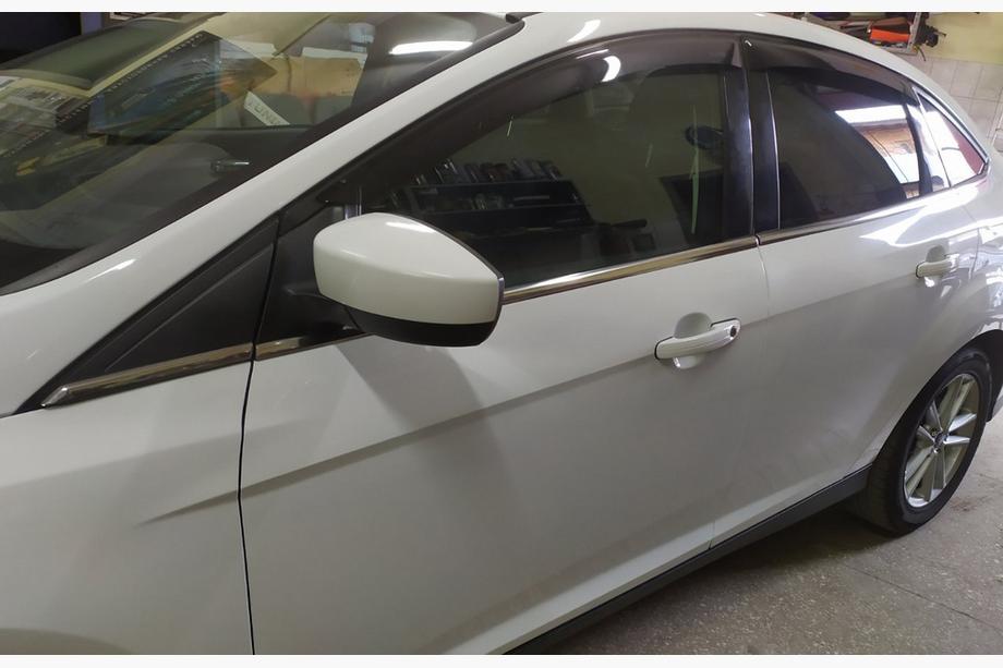 Ford Focus III 2011-2017 Fensterunterkante Zierleisten Edelstahl (8 Stk) Schrägheck, Carmos - Türkischer Stahl Foto 12