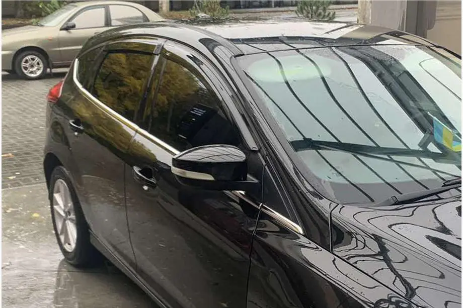 Ford Focus III 2011-2017 Fensterunterkante Zierleisten Edelstahl (8 Stk) Image