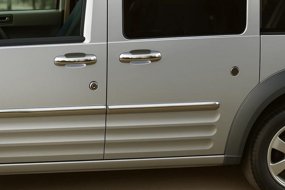 Ford Transit 2000–2014 Schlossabdeckungen (5 Stk, Edelstahl) Image