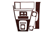 BMW 3er E30 1982–1994 Armaturenbrett Abdeckungen Titan Foto 2