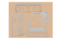 BMW X3 E83 2003-2010 Armaturenbrett Abdeckungen Dunkelholz Foto 2