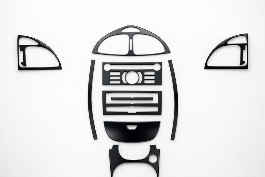 Citroen C-5 2008-2017 Armaturenbrett Abdeckung Carbon Image