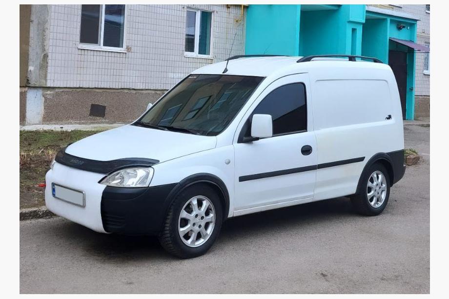 Opel Combo 2002–2012 Dachreling Schwarz Kunststoff-Fuesse Image