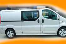 Opel Vivaro 2001–2015 Seitliche Rohre (2 Stk., Edelstahl) 60 mm, kurzer Radstand Foto 9