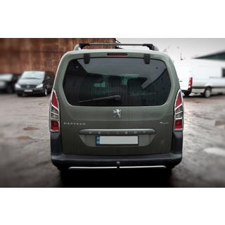 Chrom Blenden für Rückleuchten Eckig (2 Stk, Kunststoff) Peugeot Partner Tepee 2008-2018 Foto 2