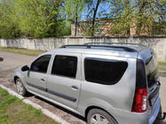 Renault Logan MCV 2005-2013 Dachreling Schwarz Foto 2