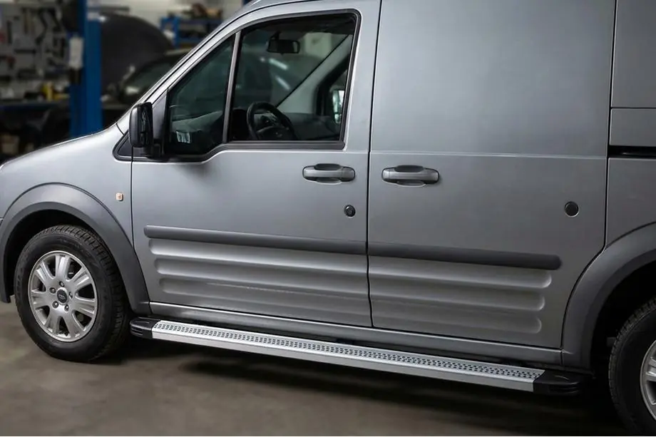 Ford Connect 2010-2013 Seitenschweller Maya V2 (2 Stk., Aluminium) Maxi Radstand Foto 1