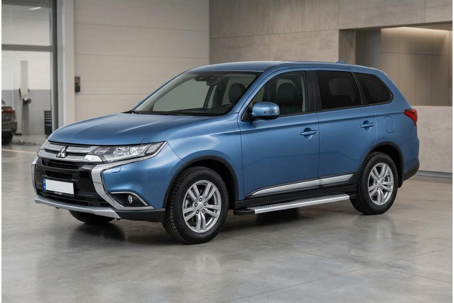 Mitsubishi Outlander 2012-2021 Seitenschweller Maya V2 (2 Stk., Aluminium) Image