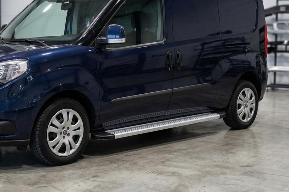 Opel Combo 2012-2018 Seitenschweller Maya V2 (2 Stk., Aluminium) Maxi Radstand Image