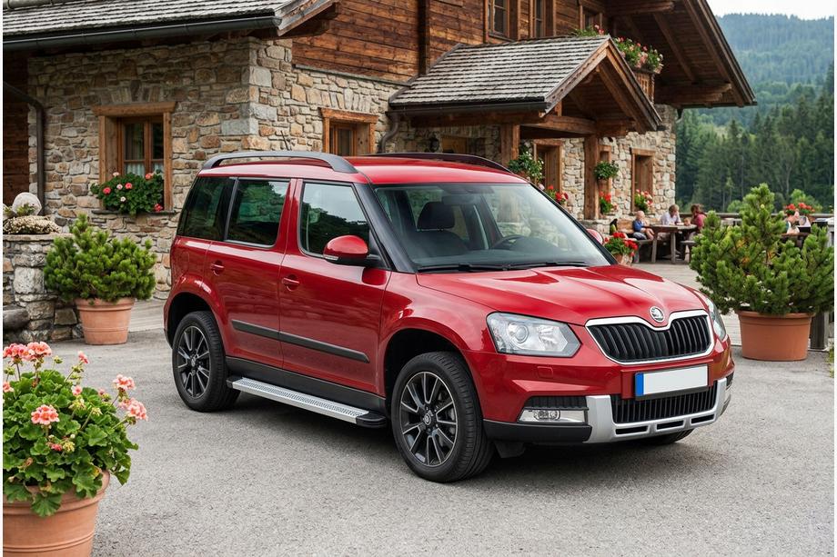 Skoda Yeti 2009-2017 Seitenschweller Maya V2 (2 Stk., Aluminium) Foto 1