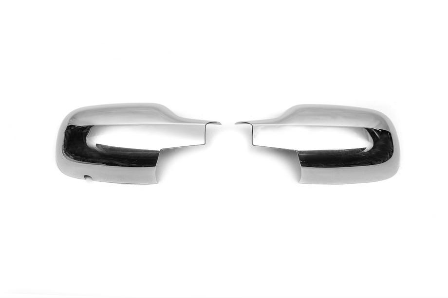 Renault Megane II 2004-2009 Spiegelabdeckungen (2 Stk., Kunststoff) Carmos - türkischer Chrom Kunststoff Foto 3